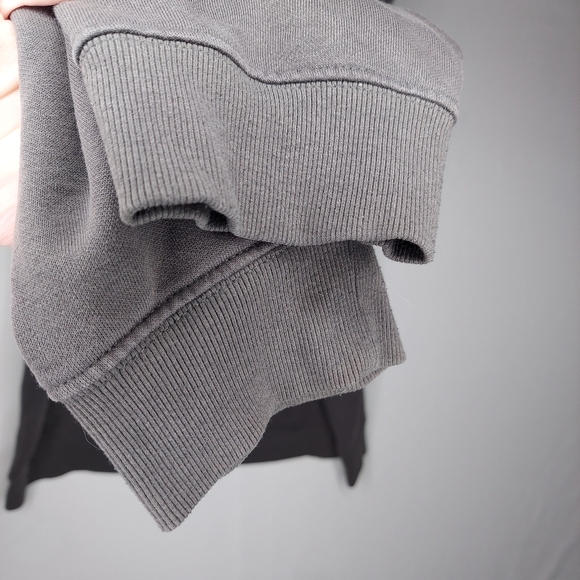 Columbia Fleece Hoodie Sweatshirt Mens XXL Gray Spell-out Logo Drawstring Pocket - Picture 5 of 8